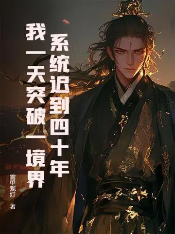 《系统迟到四十年，我一天突破一境界》封面